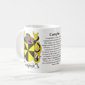 Manteau de famille de Campbell de tasse de bras (Devant gauche)