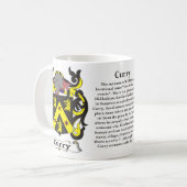 Manteau de famille de cari de tasse de bras (Devant gauche)