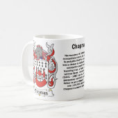 Manteau de famille de Chapman de tasse de bras (Devant gauche)