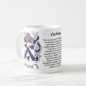 Manteau de famille de Cochran de tasse de bras (Devant gauche)