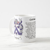 Manteau de famille de Cochran de tasse de bras (Devant gauche)