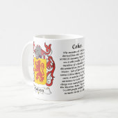 Manteau de famille de Cohen de tasse de bras (Devant gauche)