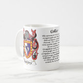 Manteau de famille de Collier de tasse de bras (Devant gauche)