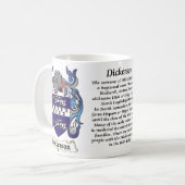 Manteau de famille de Dickerson de tasse de bras (Devant gauche)