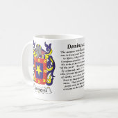 Manteau de famille de Dominguez de tasse de bras (Devant gauche)