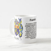 Manteau de famille de Franklin de tasse de bras (Devant gauche)