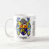 Manteau de famille de Franklin de tasse de bras (Gauche)