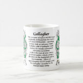 Manteau de famille de Gallagher de tasse de bras (Centre)