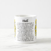 Manteau de famille de Hall des bras une tasse (Centre)