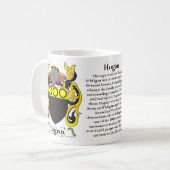 Manteau de famille de Hogan de tasse de bras (Devant gauche)