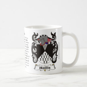 Manteau de famille de Hollis de tasse de bras