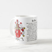 Manteau de famille de Keller de tasse de bras (Devant gauche)