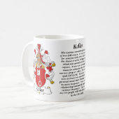 Manteau de famille de Keller de tasse de bras (Devant gauche)