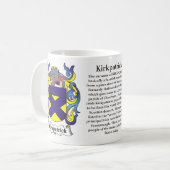 Manteau de famille de Kirkpatrick de tasse de bras (Devant gauche)