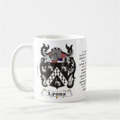 Manteau de famille de Lyon de tasse de bras (Gauche)