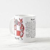 Manteau de famille de marais de tasse de bras (Devant gauche)