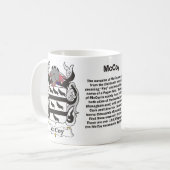 Manteau de famille de McCoy de tasse de bras (Devant gauche)