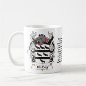 Manteau de famille de McCoy de tasse de bras (Gauche)