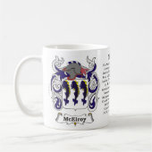 Manteau de famille de McElroy de tasse de bras (Gauche)