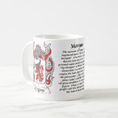 Manteau de famille de Morgan de tasse de bras (Devant gauche)