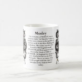 Manteau de famille de Mosley de tasse de bras (Centre)