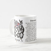 Manteau de famille de Petersen de tasse de bras (Devant gauche)