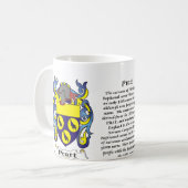 Manteau de famille de Pratt de tasse de bras (Devant gauche)