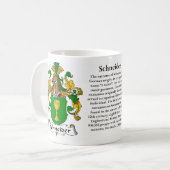 Manteau de famille de Schneider de tasse de bras (Devant gauche)