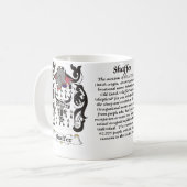 Manteau de famille de Shaffer de tasse de bras (Devant gauche)