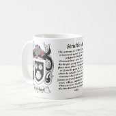 Manteau de famille de Strickland de tasse de bras (Devant gauche)