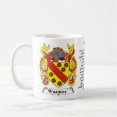 Manteau de famille de Warner de tasse de bras (Gauche)