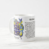 Manteau de famille de Webster de tasse de bras (Devant gauche)