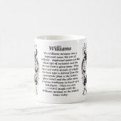 Manteau de famille de Williams de tasse de bras (Centre)