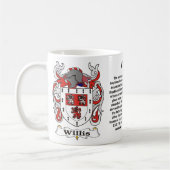 Manteau de famille de Willis de tasse de bras (Gauche)