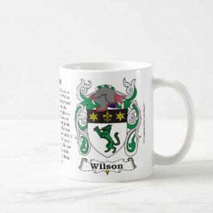 Manteau de famille de Wilson de tasse de bras