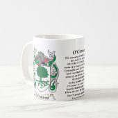 Manteau de famille d'O'Connor de tasse de bras (Devant gauche)