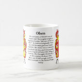 Manteau de famille d'Olsen de tasse de bras (Centre)