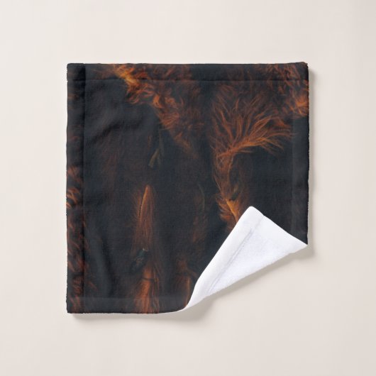 manteau de fourrure Brown (Gant de toilette)