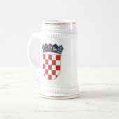 Manteau de la Croatie de tasse de bras (Devant gauche)