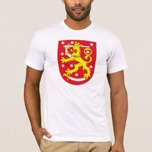 Manteau de la Finlande de T-shirt de bras