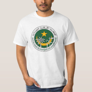 Manteau de la Mauritanie de T-shirt de bras