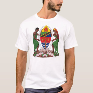 Manteau de la Tanzanie de T-shirt de bras