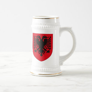 Manteau de l'Albanie de tasse de bras
