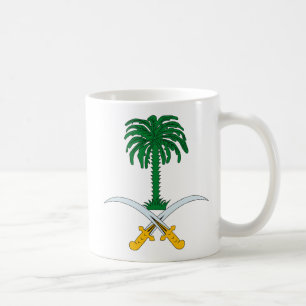 Manteau de l'Arabie Saoudite de tasse de bras