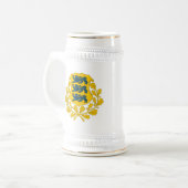 Manteau de l'Estonie de tasse de bras (Devant gauche)