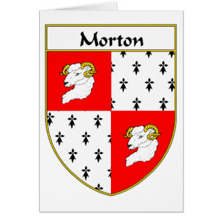 Manteau de Morton des bras/de crête de famille