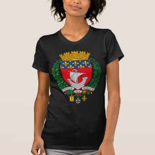 Manteau de Paris de T-shirt de bras
