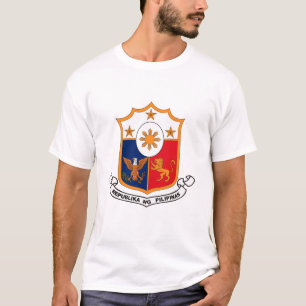 Manteau de Philippines de T-shirt de bras