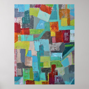 Manteau de plusieurs couleurs 18 x 24 Poster