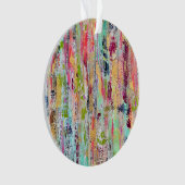 Manteau de plusieurs couleurs Ornement acrylique (devant)